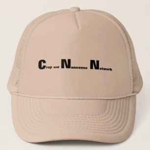 Casquette C N N la merde et le réseau d'absurdité