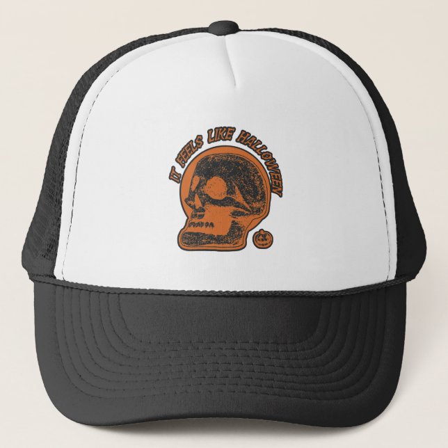 Casquette Ça Ressemble À Un Aspect Négatif D'Halloween (Devant)