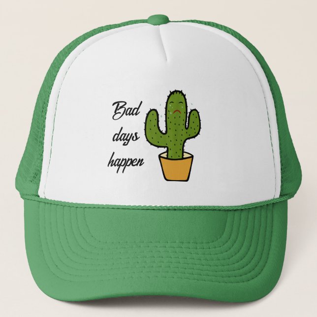 Casquette Cactus vert (Devant)