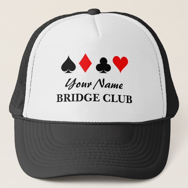 Casquette Cadeau de camionnette de club de pont personnalisé (Devant)