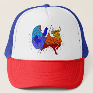 Casquette Cadeau de jour des commerçants - Taureau et l'ours