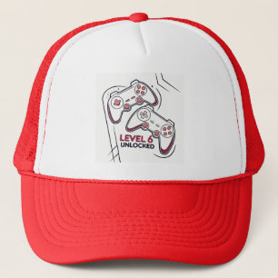Casquette Cadeau drôle pour les 6 ans d'un gamer, Niveau 6 d