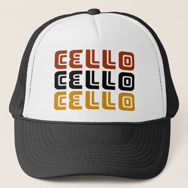 Casquette Cadeau génial de trio de violoncelle (Devant)
