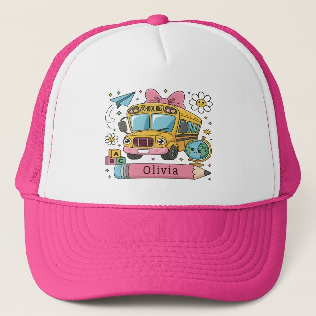 Casquette Cadeau personnalisé pour la rentrée scolaire (Devant)