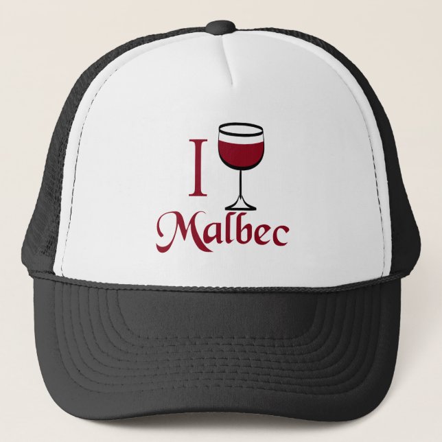 Casquette Cadeaux aux amateurs de vin de Malbec (Devant)