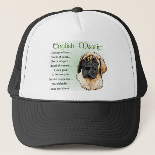 Casquette Cadeaux d'art Mastiff anglais