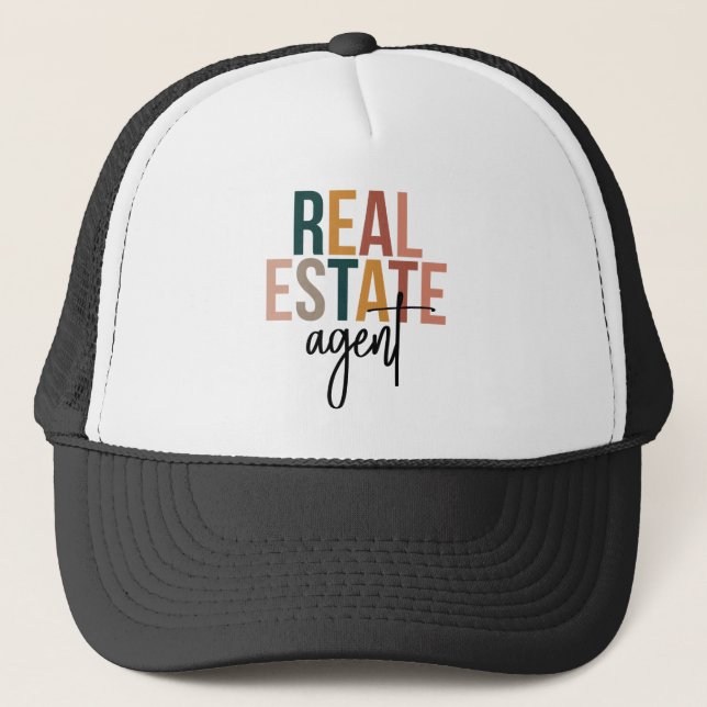 Casquette Cadeaux de courtier immobilier Boho personnalisés (Devant)