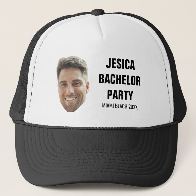 Casquette Cadeaux de fête de bachelor personnalisés pour les (Devant)