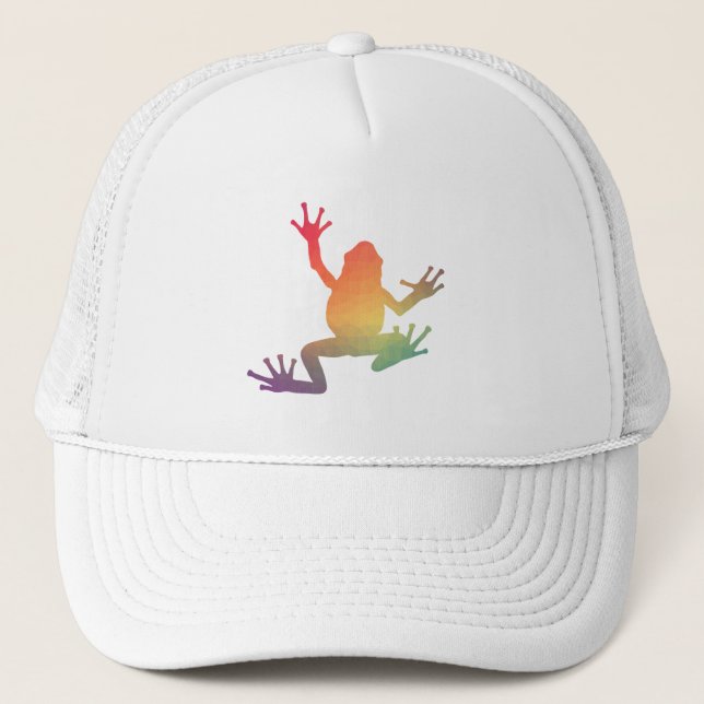 Casquette Cadeaux de grenouille colorés (Devant)