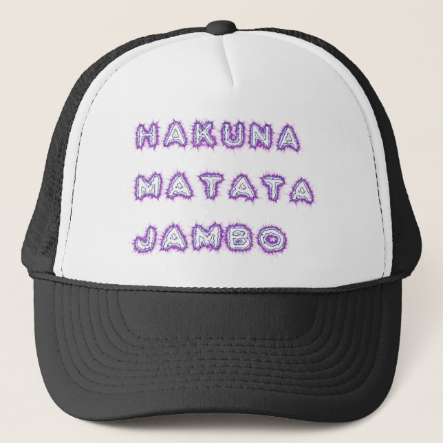 CASQUETTE CADEAUX DE HAKUNA MATATA JAMBO (Devant)