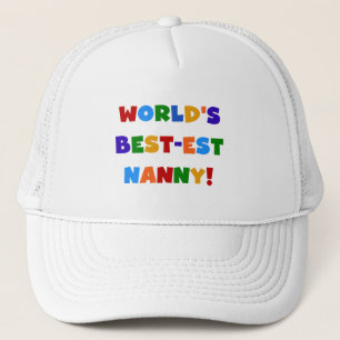 Casquette Cadeaux de la meilleure nounou brillante du monde