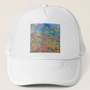 Casquette Cadeaux de vêtements de vie océanique paisible rét