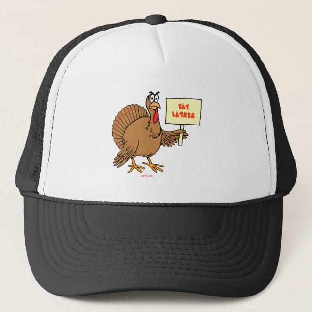 CASQUETTE CADEAUX JUIFS DRÔLES DE THNAKSGIVUKKAH HANOUKKA (Devant)
