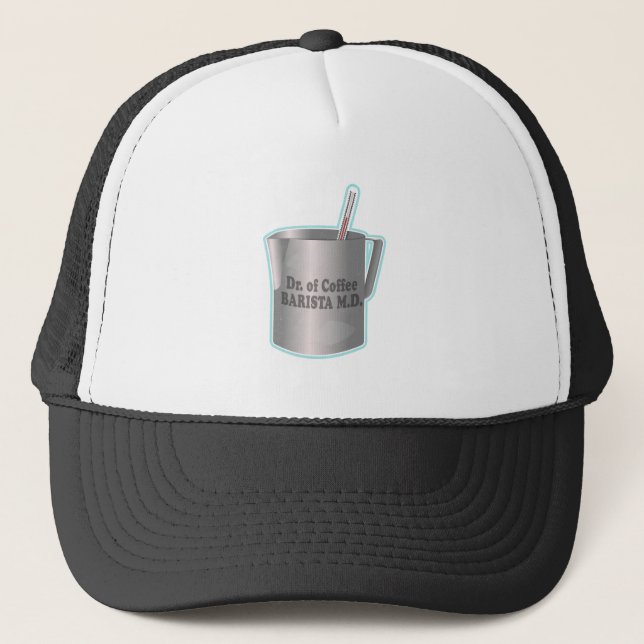 Casquette Café Barista faisant drôle docteur (Devant)
