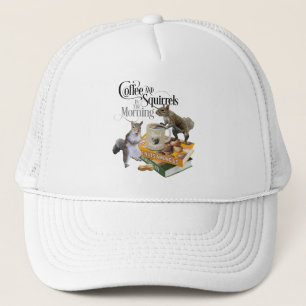 Casquette Café et écureuils - Amoureux des écureuils
