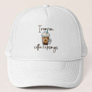 Casquette Café et Fermetures Agent Immobilier Cadeau Immobil