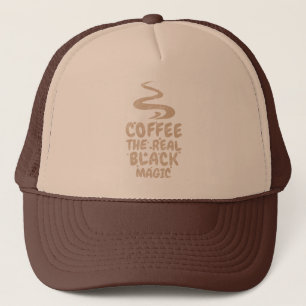 Casquette café la vraie magie noire drôle drogués de caféine