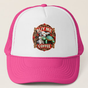 Casquette Café lapin et tortue Quest Acheter Un Café