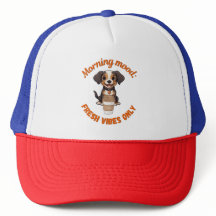 Café Lover’s Morning - mignonne Chien Imprimable P