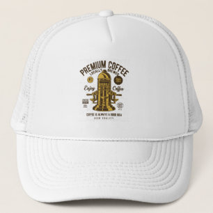 Casquette Café Premium Vintage Barista