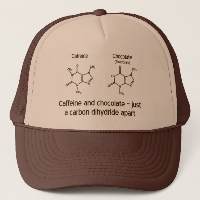 Casquette Caféine et chocolat (Devant)