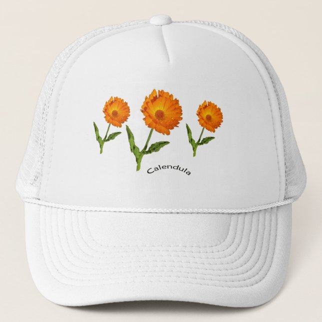 Casquette - Calendula avec texte (Devant)