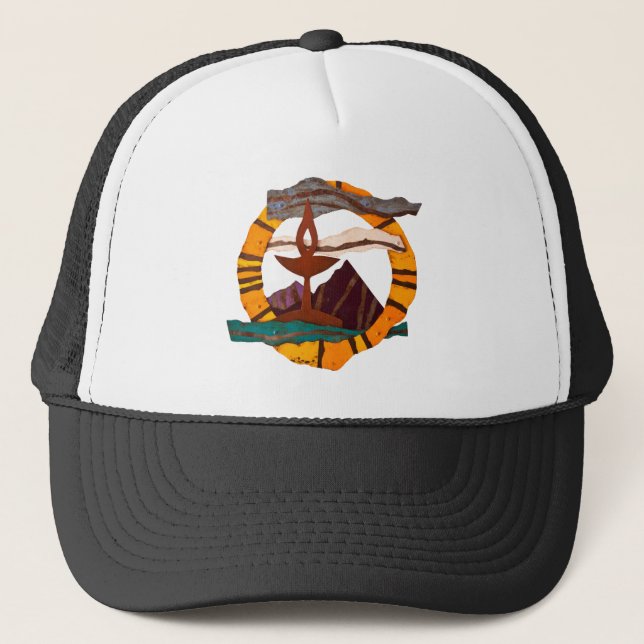 Casquette Calice d'UUSS, universaliste unitarien, UU, (Devant)