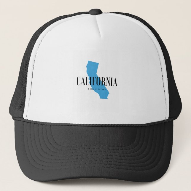 Casquette California Born & Raised (Devant)