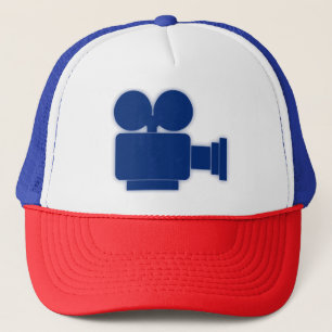 CASQUETTE CAMÉRA DE CAMÉRA DE FILM BLEU