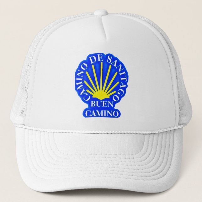 Casquette Camino de santiago buen camino Coquille de saint J (Devant)