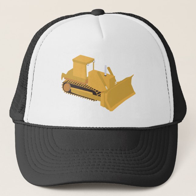 Casquette Camion de construction Bulldozer (Devant)