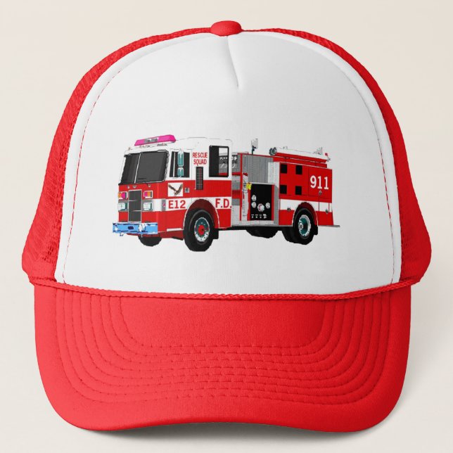 CASQUETTE CAMION DE POMPIERS (Devant)