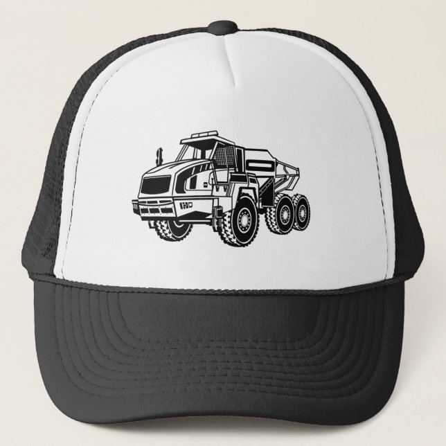 Casquette Camion de vidange hors route (Devant)