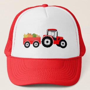 Casquette Camion rouge produit de la ferme