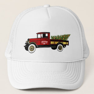 Casquette Camion Vintage Votre ferme d'arbres de Noël
