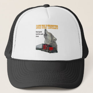 Casquette Camionnage de loup solitaire