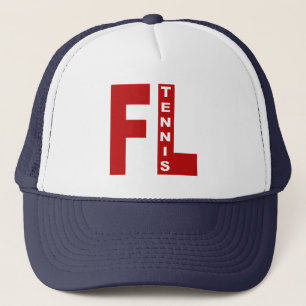 Casquette camionneur blanc marine FLORIDA TENNIS