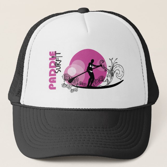 Casquette Camionneur de filles de surf de palette (Devant)