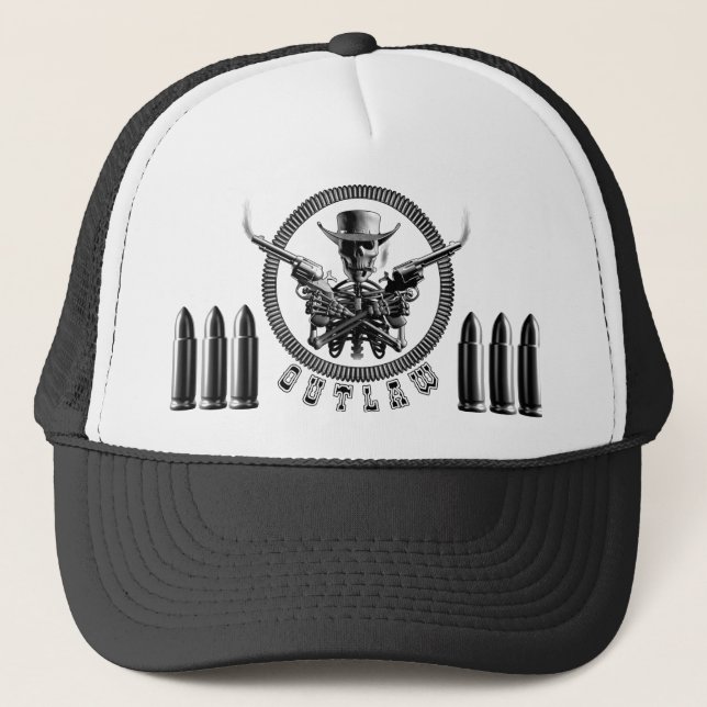 Casquette Camionneurs squelettiques proscrits (Devant)