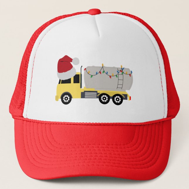 Casquette Camions de transport de camion de Noël (Devant)