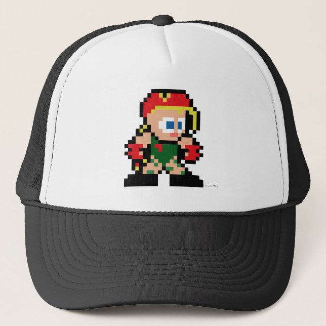Casquette Cammy à 8 bits (Devant)
