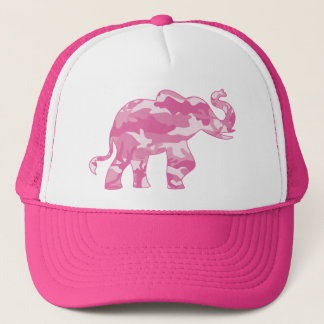 Casquette Camoflauge Rose-Éléphant