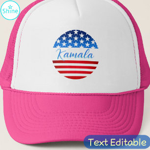 Casquette Campagne Kamala Harris SWAG US Drapeau Élégant Scr