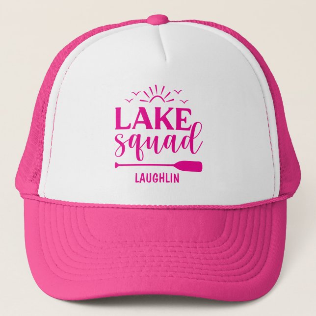 Casquette Camper de vacances sur mesure Lake Squad Vibes Cam (Devant)