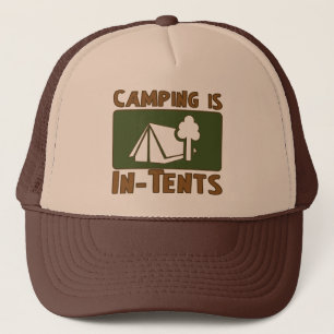 Casquette Camping en tente