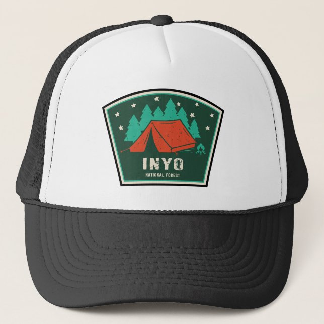 Casquette Camping forestier national d'Inyo (Devant)