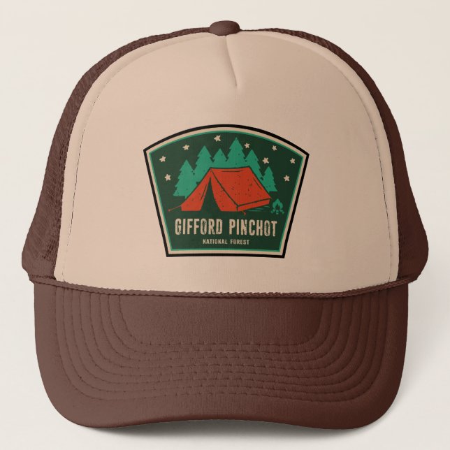 Casquette Camping forestier national Gifford Pinchot (Devant)