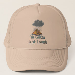 Casquette Camping sous la pluie