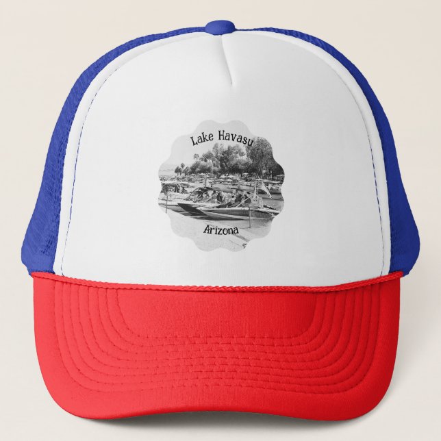 Casquette Canal vintage du lac Havasu (Devant)