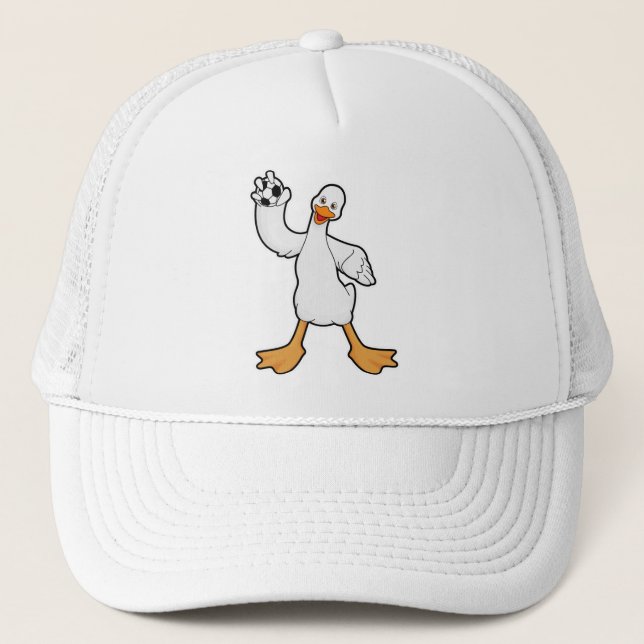 Casquette Canard comme joueur de handball avec Handball (Devant)